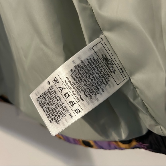 Farm Rio Adidas Puffer Winter Jacket Padded Butterfly Size M - Picture 15 of 16